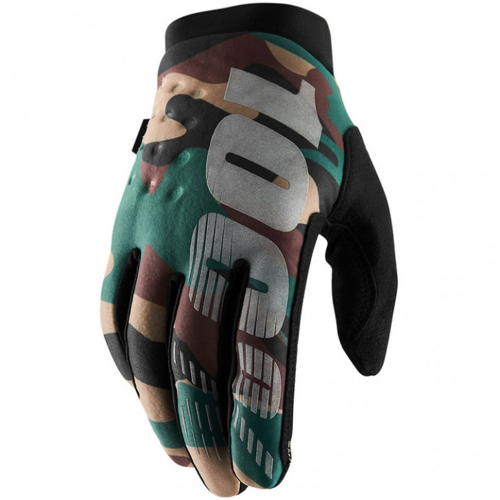 100% Brisker Cold Weather Glove camo