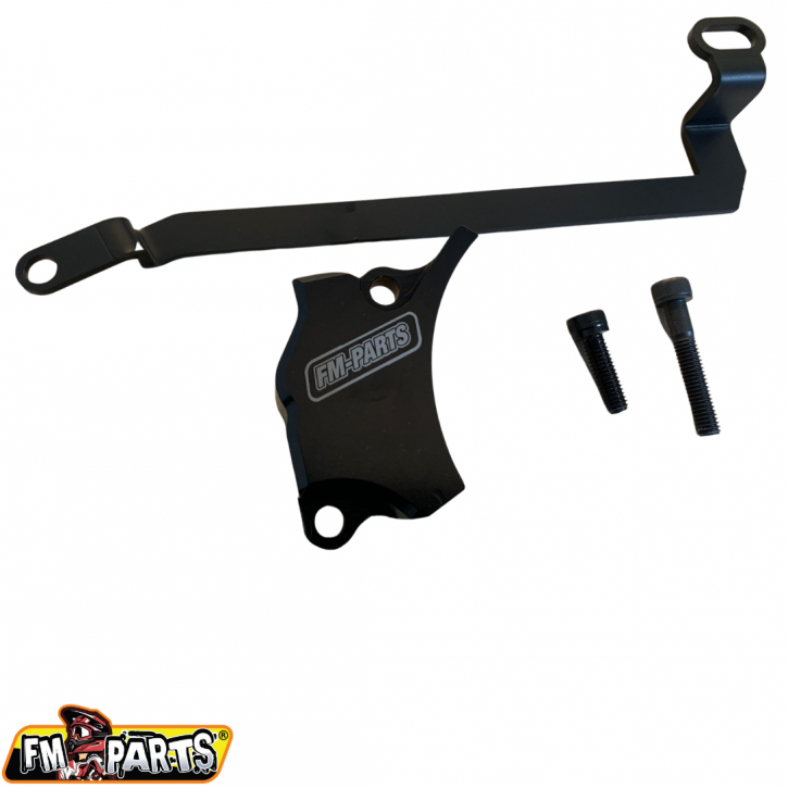 FM-Parts Kupplungsnehmer Schutz Cover für KTM EXC 250 300 TPI 2017- Schwarz