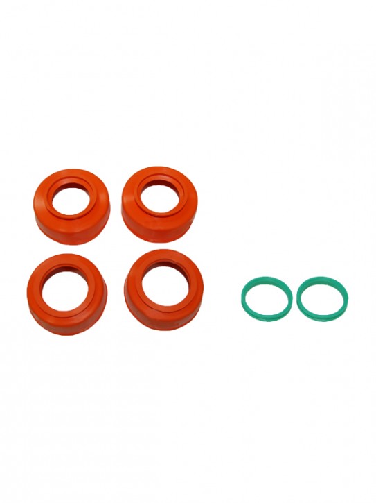 4MX wheel bearing protection cap set orange for KTM Husqvarna
