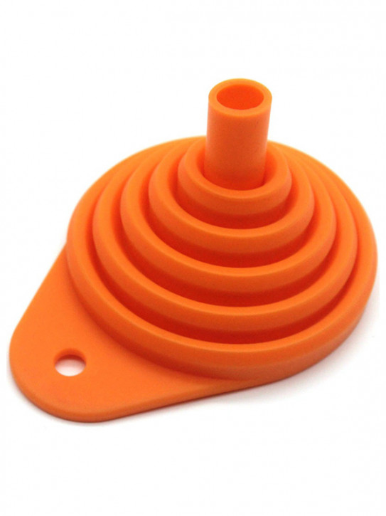 4MX silicone funnel foldable orange