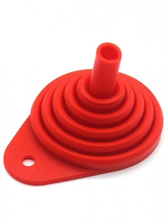 4MX silicone funnel foldable Red