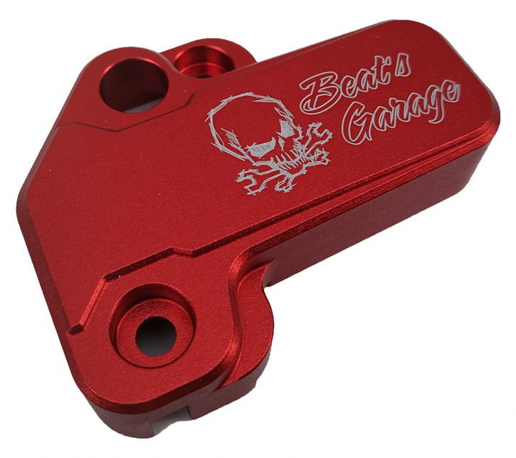 Beat's Garage throttle valve sensor TPI/TEi protection for KTM/HVA/Gas Gas Red