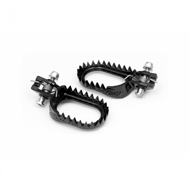 S3 Punk Footpegs with Offset for KTM Husqvarna Gas Gas Black