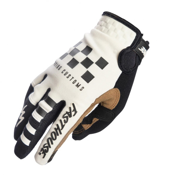 Fasthouse Speed Style Hot Wheels Gloves white/black