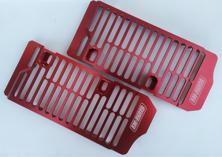 FM-Parts Aluminium Kühlerschutz für Beta RR 2020- Rot