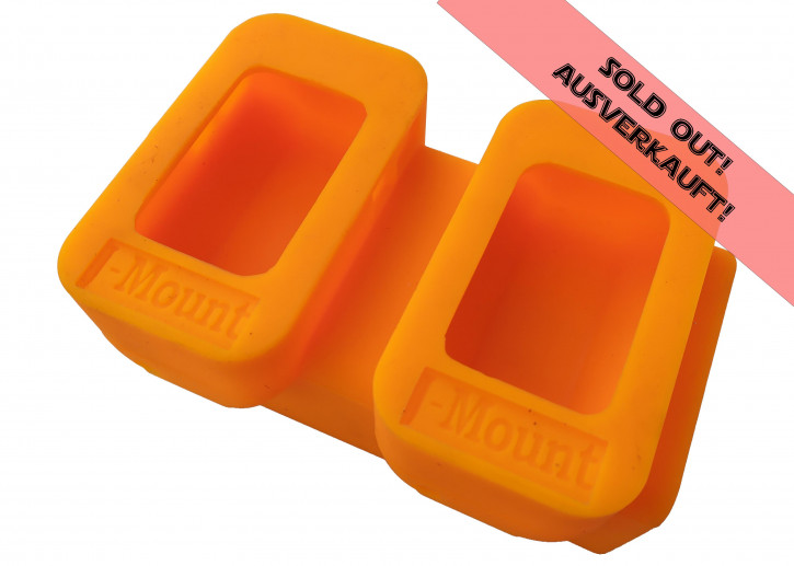 J-Mount Double for Garmin Etrex 10/20/30 orange