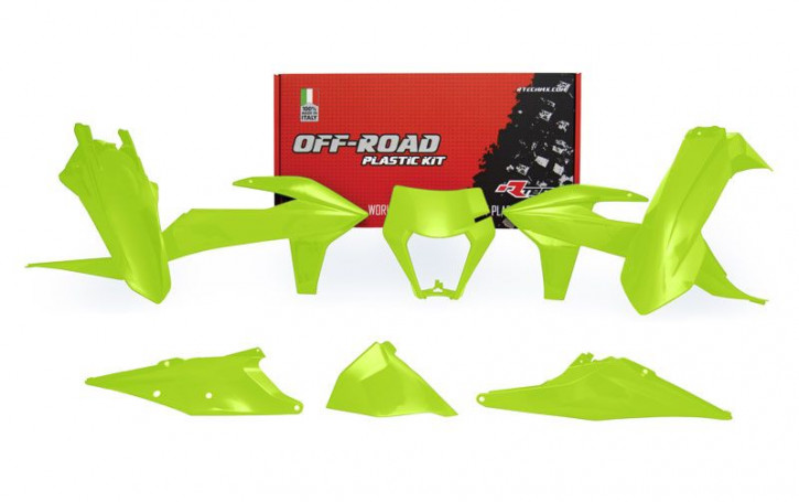 R-Tech Plastic Kit for KTM EXC EXC-F SX 2020- Neon Yellow