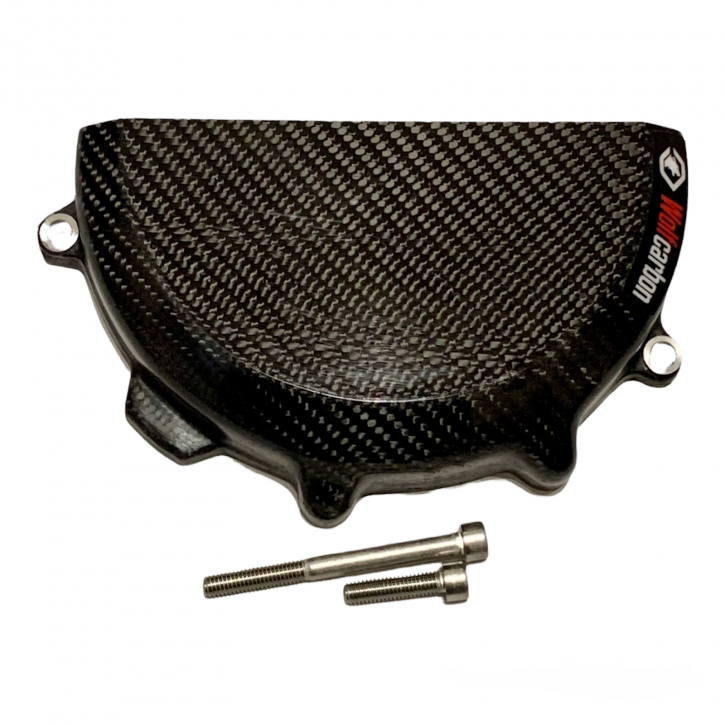 Wolfcarbon Rekluse clutch cover protection for KTM Husqvarna Gas Gas