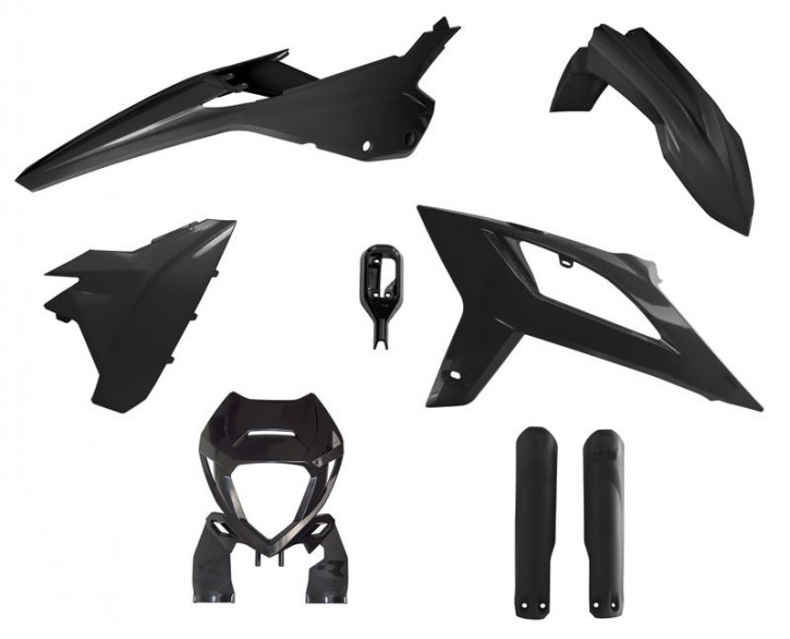 R-Tech Plastic kit 7 pieces for Beta RR 2020- Black