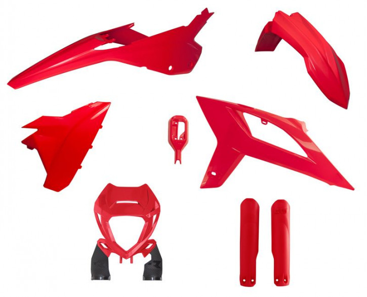 R-Tech Plastic kit 7 pieces for Beta RR 2020- Red