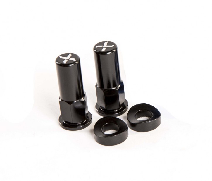 X-Grip rim lock tower nut set Black