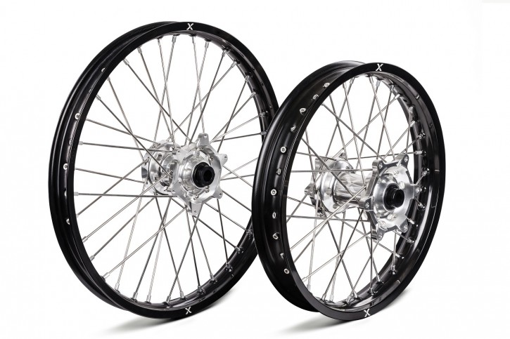 X-Grip Wheel-Set for KTM HVA Beta silver