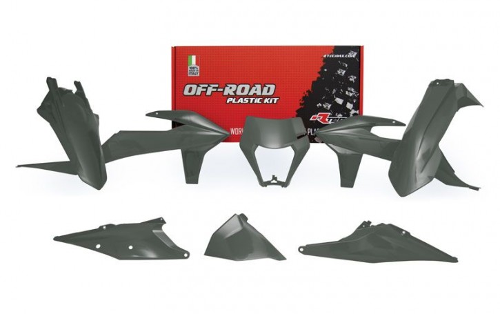 R-Tech Plastik Kit für KTM EXC EXC-F SX 2020- Grau