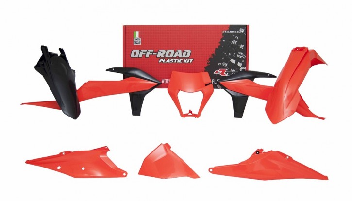 R-Tech Plastic Kit for KTM EXC EXC-F SX 2020- Orange/Black