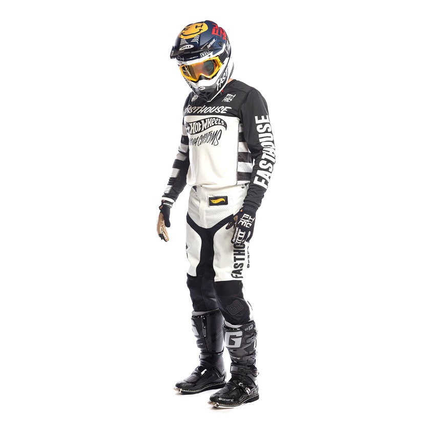Fasthouse Hot Wheels Jersey white/black XL