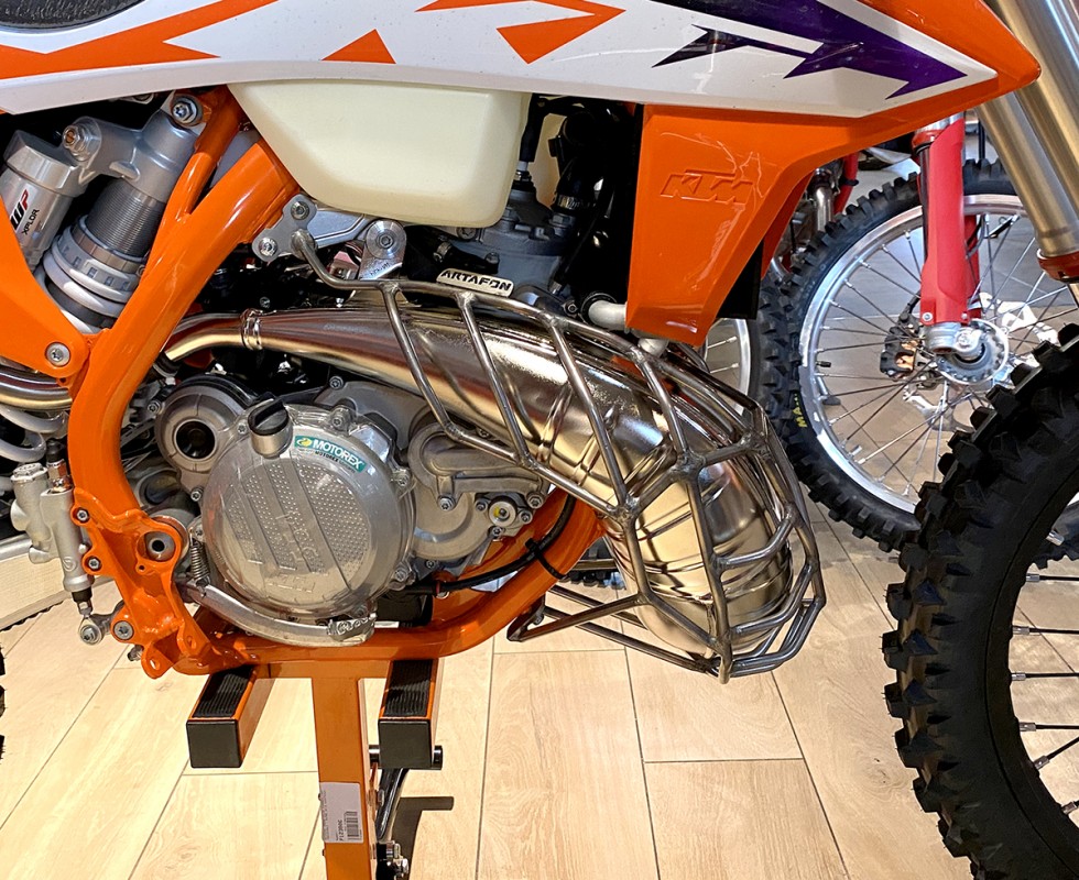 Artafon PG06 X Krümmerschutz Edelstahl KTM EXC 250 300 2020 Husqvarna TE  Gas Gas EC