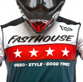 Fasthouse Elrod Astre Jersey slate/weiss XL