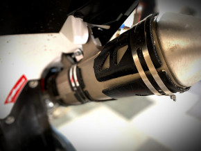 MotoES Endschalldämpfer Auspuff Schutz für KTM EXC TPI 250 300 Husqvarna Gas Gas