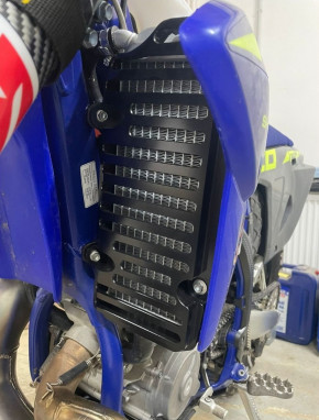 FM-Parts aluminum radiator guard for Sherco SE SEF 2025- black