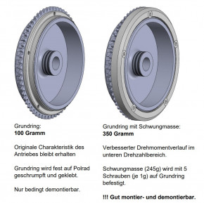 Cippito-Industries Schwungmasse "Flexible Flywheel Weight" für KTM EXC 250 300 TPI