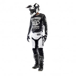 Fasthouse Grindhouse pants white/black 32