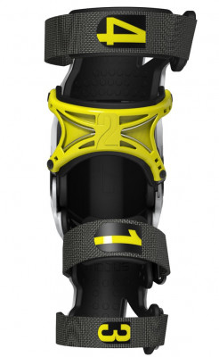 Mobius Knee Brace X8 weiß-gelb XL