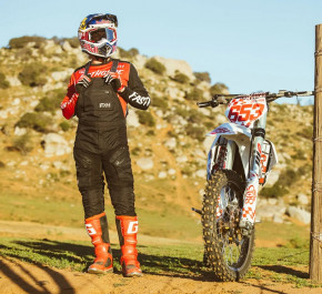 Fasthouse Motorall Overall Hose schwarz 32