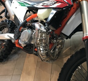 Artafon PG06 Krümmerschutz Edelstahl für KTM EXC 250 300 2020 Husqvarna TE