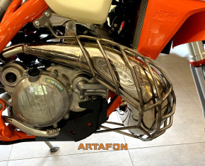 Artafon PG08 X FMF exhaust pipe protector stainless steel for KTM EXC 250 300 2020 Husqvarna TE Gas Gas EC
