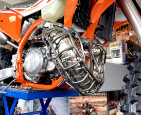 Artafon PG11 Krümmerschutz Edelstahl für KTM EXC 250 300 2020 Husqvarna TE