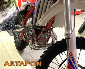 Artafon PG12 exhaust pipe protector stainless steel for Beta Xtrainer 250 300 2015-2023