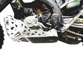 P-Tech Skid plate with exhaust and linkage guard and plastic bottom for Sherco SE-R 250 300 2014-