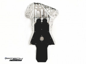 P-Tech Skid plate with exhaust and linkage guard and plastic bottom for Beta RR 250 300 2020-