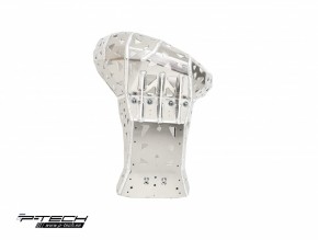 Skid plate with exhaust guard for KTM SX EXC HVA TX TE 19- Gas Gas EC 21-