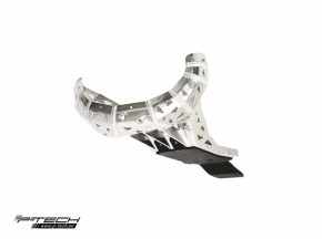 Skid plate with exhaust guard and plastic bottom for KTM SX EXC HVA TX TE 19- Gas Gas EC 21-