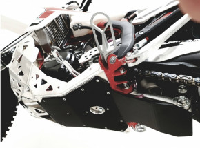 P-Tech Skid plate with exhaust and linkage guard and plastic bottom for Beta RR 250 300 2020-