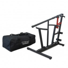 Weber tire mounting device for motorcycle tires
