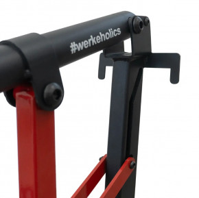 Weber tire mounting device for motorcycle tires
