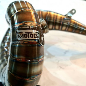 MotoES Torque Pipe Auspuff für KTM Husqvarna Gas Gas 250 300 2020-
