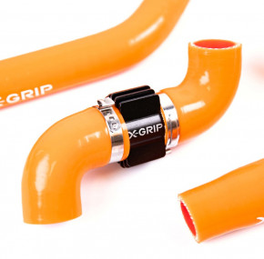 X-Grip silicone radiator hose for KTM Husqvarna Gas Gas 2024- orange