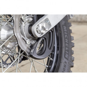 S3 Exaggerate Hard Enduro brake disc protection for KTM Husqvarna Beta Sherco Black
