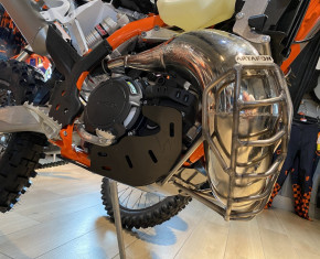 Artafon PG08 FMF Krümmerschutz Edelstahl für KTM EXC 250 300 2020 Husqvarna TE