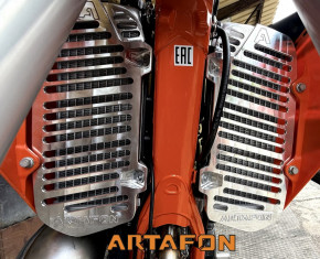 Artafon RG15 Kühlerschutz Set Aluminium für KTM Husqvarna Gas Gas 2024-